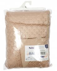 Плед Twins Minky зі зйомним наповненням (slimtex) 100х80 1420-PTMS-02, beige